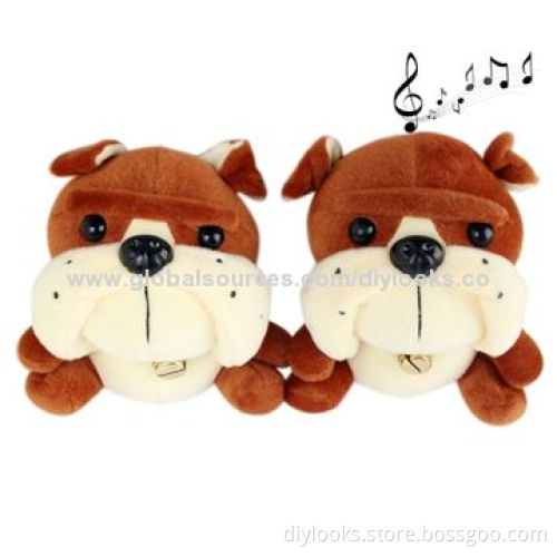 Dog Style Plush Toy Speaker with Volume Remote Control